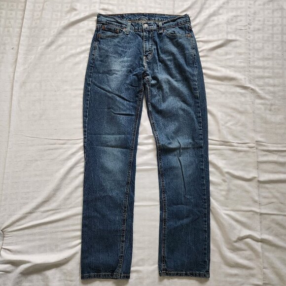 Levis 541 Jeans Mens 30x32 Blue Denim Athletic Fit Tapered Leg Preppy Stretch - Picture 1 of 5
